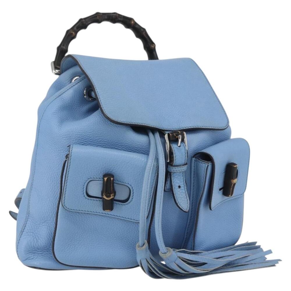 Gucci Bamboo Backpack Leather Light #359371G95B